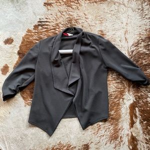 Grey Blazer 3/4 Sleeve
